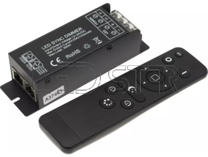 Luxury RF Stmievač pre LED pásiky 25A 12V/300W 24V/600W