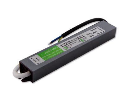led Napájací spínaný vode odolný LED zdroj 12V 30W IP67 – detail LED pásika