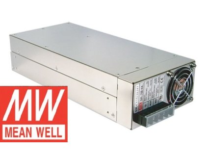 Mean Well LED Napájací kovový montážny spínaný zdroj RSP-750-12, IP20 – montážny detail