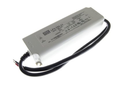Mean Well Napájací vode odolný zdroj LPV-150-24 IP67 – detail LED pásika