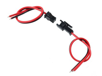 LedStar prepojovacie rýchlo upínacie kábliky, 1 samec, 1 samica, 2x150mm