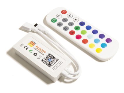 WiFi ovládač LED RGB Smart Tuya IR DO 6A 5-24V, ovládanie jasu alebo farieb COB LED pásov