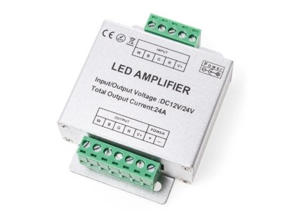 Zosilovač pre RGWB LED pásik 24A 12V/288W 24V/576W – konektor a príslušenstvo
