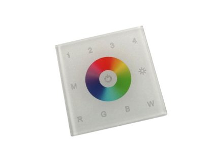 RF Dotykový nástenný panelový ovládač RGB/RGBW LED pásikov 4 okruhy 12A 5-24V – detail LED pásika