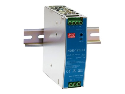 Mean Well LED Napájací impulzný zdroj na DIN lištu NDR-120-24 – obsah balenia