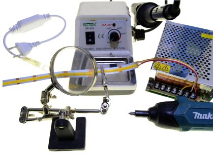 sluzba zapojenie led pas 230v