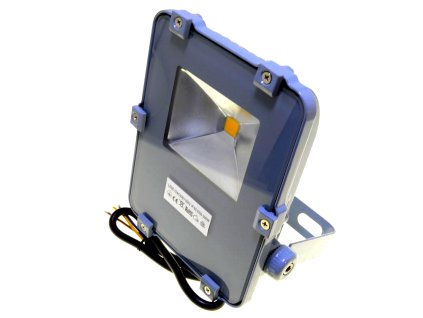Bridgelux 10W LED dizajnový reflektor Lose šedý 2500-3200K 230V IP65 – produkt z boku