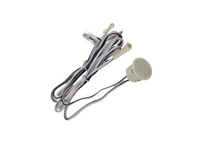 Dotykový čierny LED vypínač a stmievač TD004AM pre zabudovanie do pracovnej dosky 6A 12V 72W 24V 144W, ovládanie jasu alebo farieb COB LED pásov