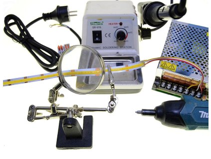 sluzba zapojenie led pasik 230v