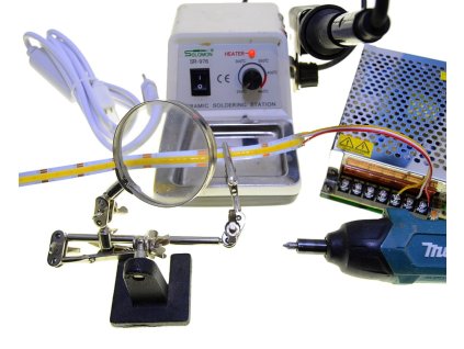 sluzba zapojenie led pas cob 230v