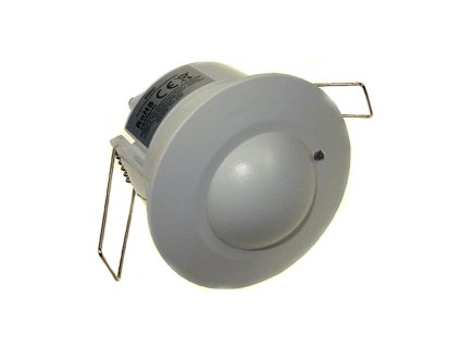 Pohybový mikrovlnný senzor pre zapustenie do stropu 230V 300W, moderný ovládací systém pre všetky typy LED svietidiel a pásikov