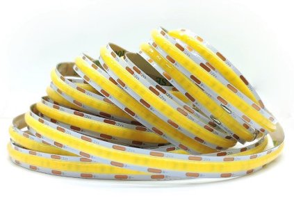 led pasik 5m 24v 8w m cob tepla 3000k az studena 6500k ip20