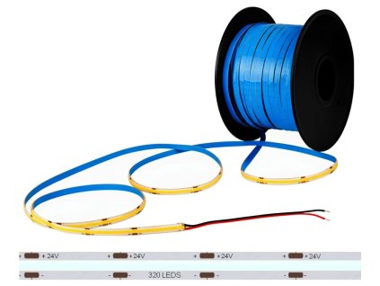 cob led pasik 24v 50m studena biela