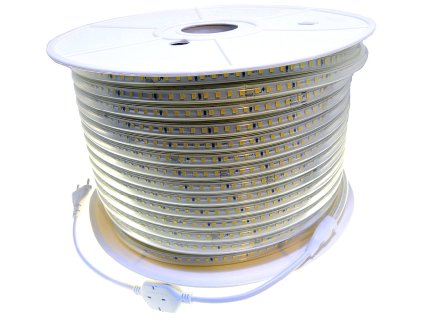 led pas 230v rolka denna biela