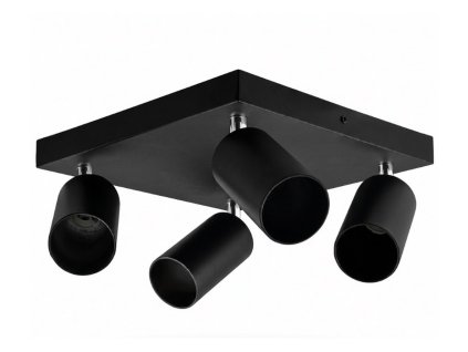 led stropne 4 bodove svietidlo bardo cierne