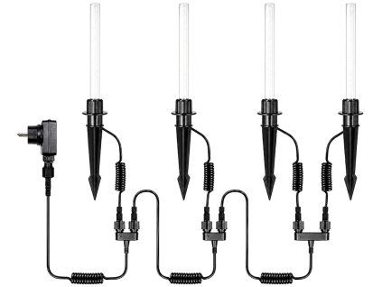 solarne lampy do zeme 4ks sada