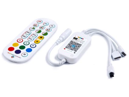IRD Inteligentný WiFi ovládač farebných RGB LED pásikov 5-12V s efektom farebná hudba, WiFi Magic Home Pro – detail LED pásika
