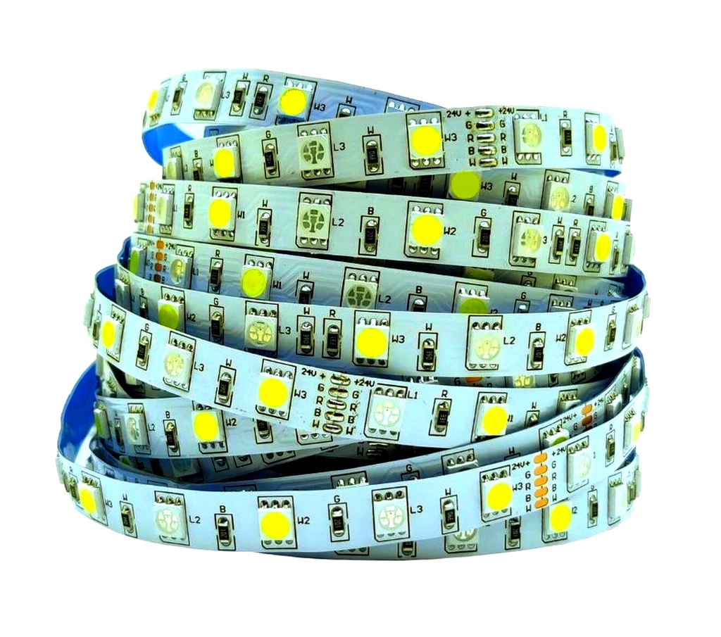 Brolux RGBW LED pásik 1m 24V 19,2W/m RGB+3000K Studená Biela IP20, MCA-T000016/1met Zvoľte variantu: Predaj na 5m rolky