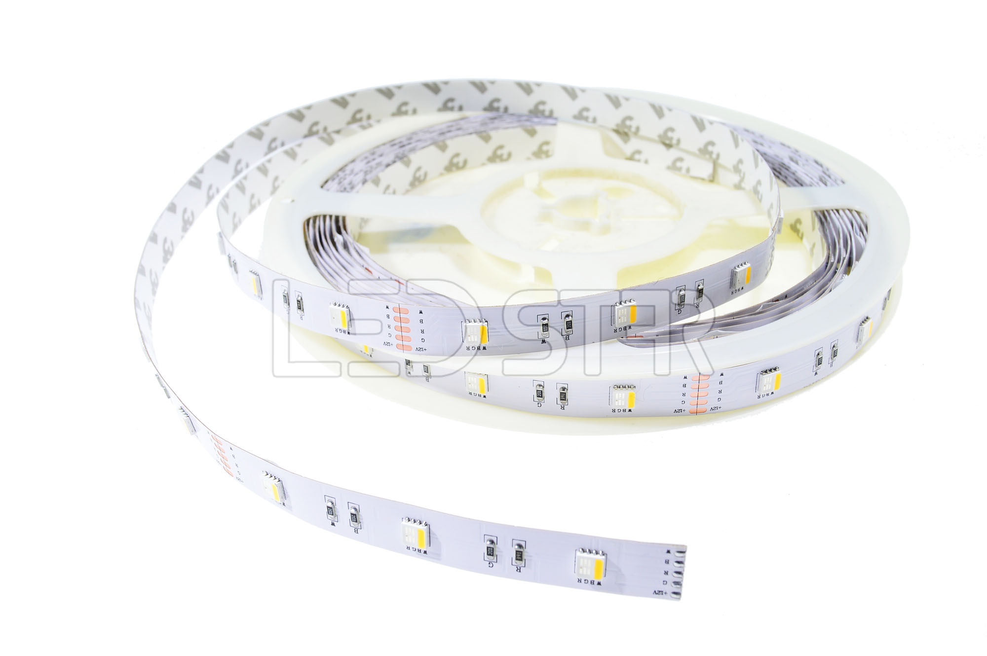 Brolux RGBW LED pásik 5m 12V 7,2W 4segmenty/čip RGB+3000K Teplá biela 30LED/m IP20, BW1913/5m Zvoľte variantu: Predaj na metre