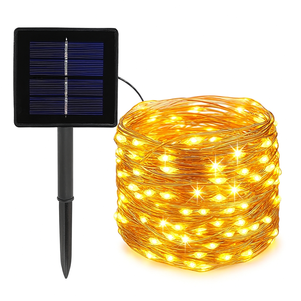 MasterLED Solárna svetelná reťaz, 55m, 500 LED, IP44