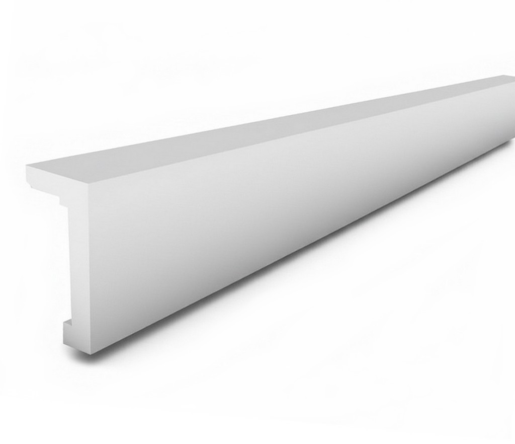 Marbet LK65 Stropná garnižová lišta pre LED pásik, Duropolymér, 28x65mm, 2m, 1ks