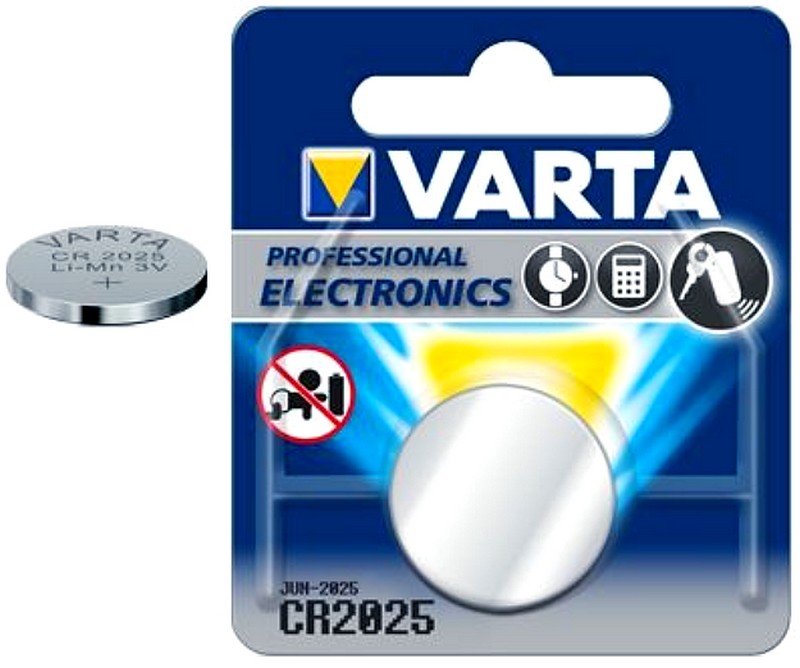 Batéria VARTA CR2025 3V 170mAh lítium, 1 blister