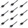 LedStar Pripojovací konektor pre RGB LED pásik, 10 kusov, napájacie a spojovacie prvky pre domáce aj profesionálne použitie