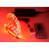 sada 5m RGB LED pásik 12V 7.2W/m IRD ovládač 230V zdroj do zásuvky, konektory osvetlenie stropu