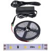 4782 5 led sada 20 m biely led pasik 12 v biela na vyber 60 led m 6 w m adapter do zasuvky