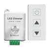 RF Stmievač Bielych jednofarebných LED pásikov 10A 12V 120W 24V 240W, bezdrôtový LED ovládač s pamäťou nastavenia funcií svetla