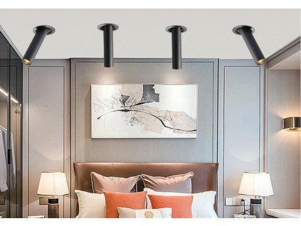 Modré LED vestavné thin svítidlo 5W 30cm 4000K