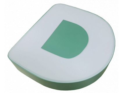 Zelený stropní LED panel D 36W denní bílá