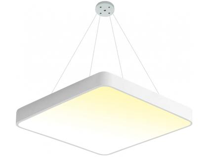 Závěsný bílý designový LED panel 500x500mm 36W teplá bílá