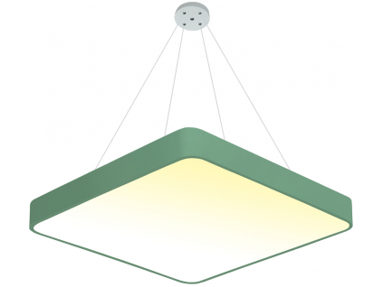 Závěsný Zelený designový LED panel 500x500mm 36W teplá bílá
