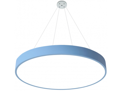 Závěsný Modrý designový LED panel 500mm 36W denní bílá