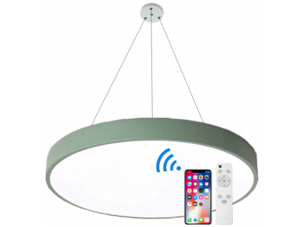 Závěsný Zelený LED panel 500mm 36W smart CCT s ovladačem