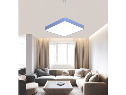 Závěsný Modrý LED panel 600x600mm 48W smart CCT s ovladačem