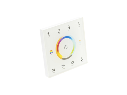Ovladač dimLED OV 230V ALLMIX RF K4, Bílá