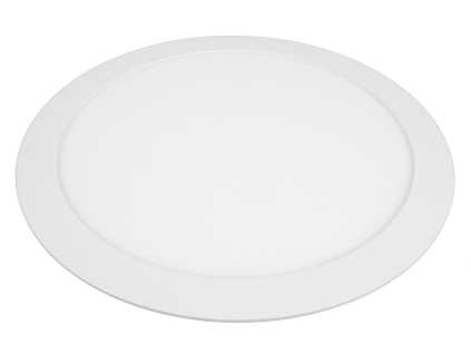 Stmívatelný LN24 LED panel 24W kulatý 300mm, Studená bílá