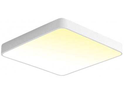 Bílý stropní LED panel 400x400mm 24W teplá bílá s čidlem