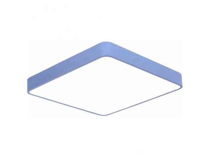 Modrý stropní LED panel 400x400mm 24W teplá bílá s čidlem