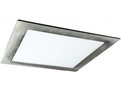 214215 matny chrom vestavny led panel 225x225mm 18w tepla bila
