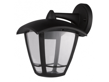 černé LED nástěnné venkovní svítidlo 8W Teplá bílá IP44 ZGL001B-DO