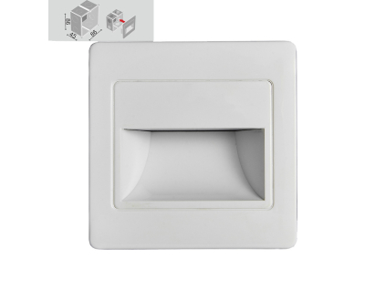 70409 STEP LIGHT LED 1,5W, 4000K, WHITE