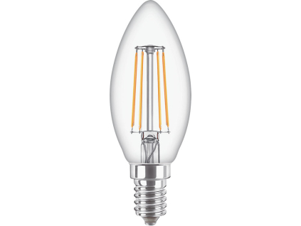 CorePro LEDCandle ND 4.3-40W E14 827 B35 CL G LED Žárovka 4,3W 470lm