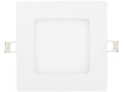 Bílý hranatý vestavný LED panel 120x120mm