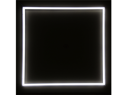 Bílý podhledový LED panel 600x600mm 40W FRAME denní bílá