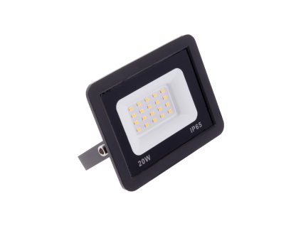 Černý LED reflektor LEVE 20W