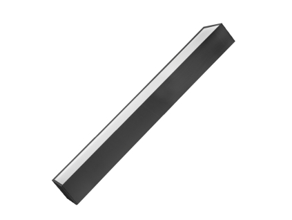 Černé LED modulární lineární svítidlo DONAR denní bílá