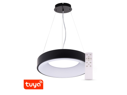 SMART Tuya závěsné ZULU kulaté černé